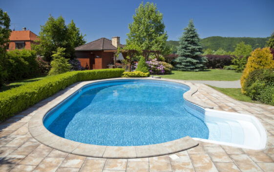 pool shapes for small yards